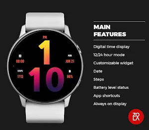 Big Fire Watch Face Screenshot 1