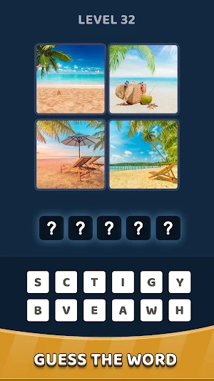 4 Pics 1 Word: Word Guess Game Screenshot 1