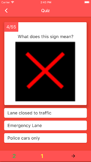 RTA Signal Test : Traffic Signs Screenshot 3