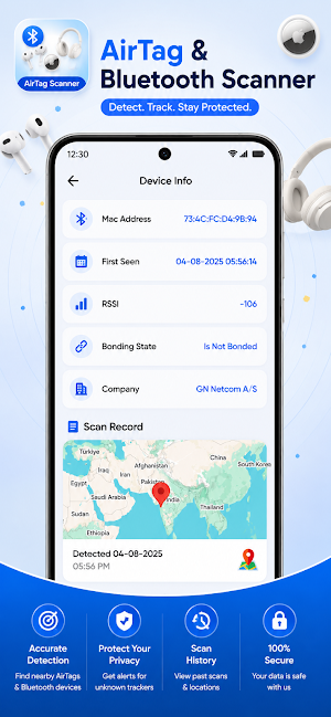 AirTag & Bluetooth Scanner Screenshot 3