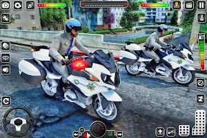 Police Moto Bike Cop Games 3d Screenshot 0