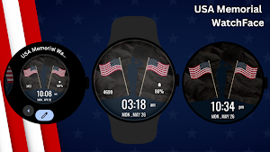 USA Memorial Watch Face Screenshot 2