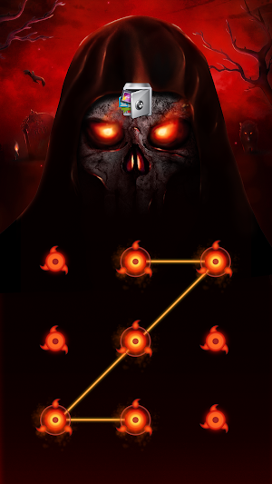 AppLock Live Theme Devil Eyes - Paid Theme Screenshot 0
