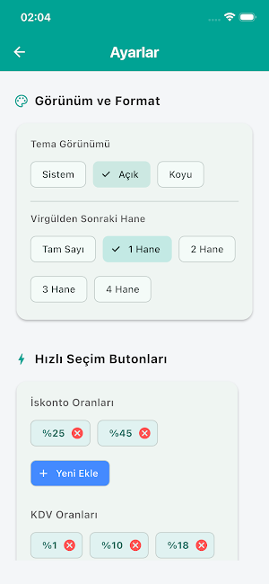 İskonto İndirim Hesaplayıcı Screenshot 2