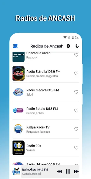 Radios de Ancash Screenshot 2