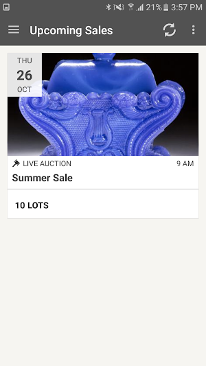 Jeffrey S. Evans & Associates Auctions Screenshot 0