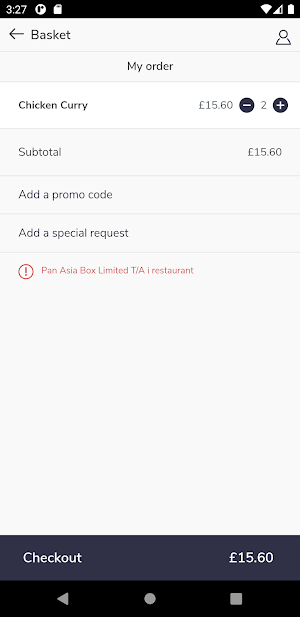 i Restaurant Screenshot 2