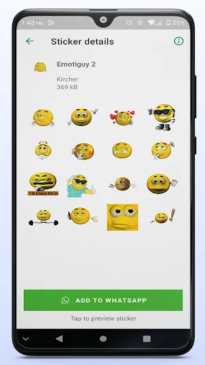 Emotiguy WASticker Screenshot 1