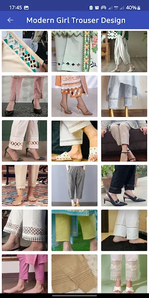 Modern Girl Trouser Design Screenshot 1