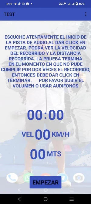 TEST DE LEGER Screenshot 3