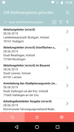 eStellen Screenshot 1