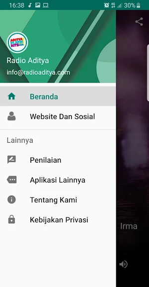Radio Aditya 91.5 FM Subang Screenshot 2