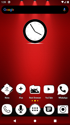White and Black Icon Pack Screenshot 0