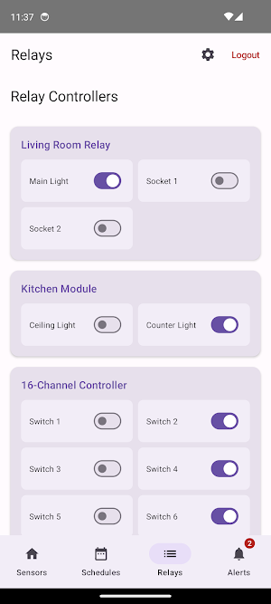SmartHome Screenshot 2