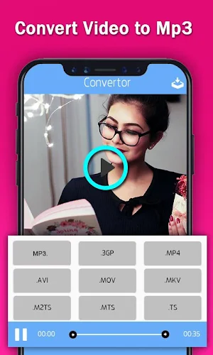 Video Convertor - MP3,MP4,3GP,MOV,AVI converter Screenshot 2