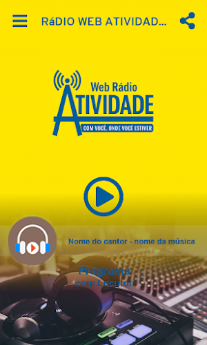 WEB RÁDIO ATIVIDADE Screenshot 1