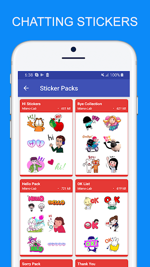 Chatting Stickers For Whatsapp Screenshot 3