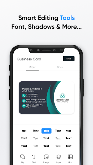 Business & Visiting Card Maker Screenshot 3