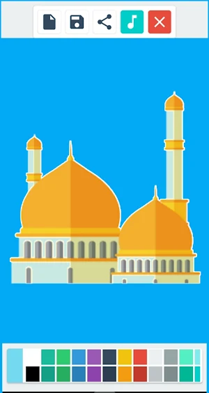 Mewarnai Masjid Islam Screenshot 3