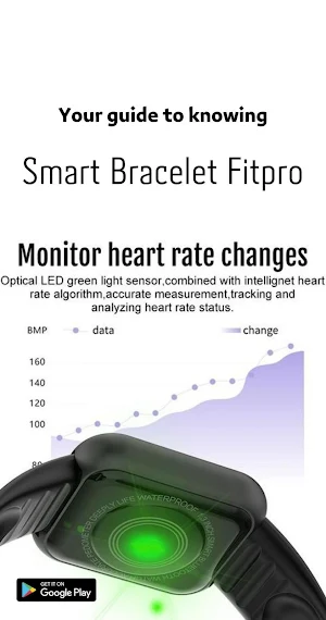 Smart Bracelet Fitpro App Hint Screenshot 2