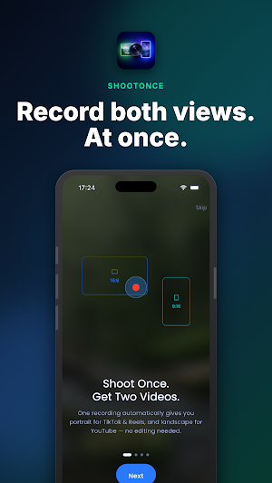 Dual Recorder: ShootOnce Video Screenshot 0