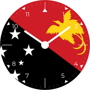 Papau New Guinea Analog Watch Screenshot 3