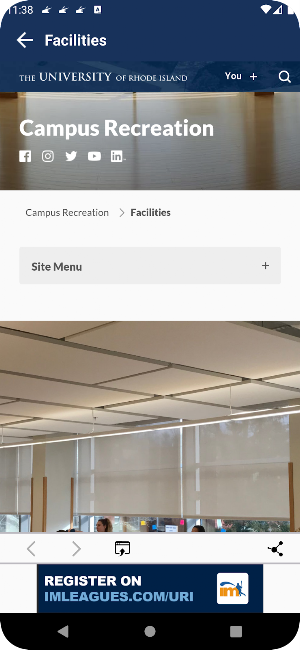 URI Campus Rec - Rhody Rec Screenshot 2