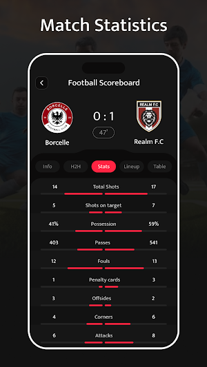 Live Football TV & Score Screenshot 2