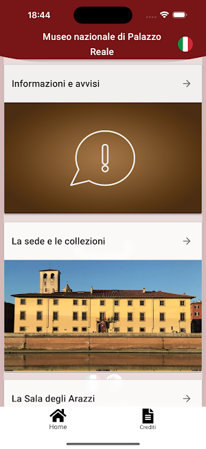 Palazzo Reale Pisa IT e LIS Screenshot 1