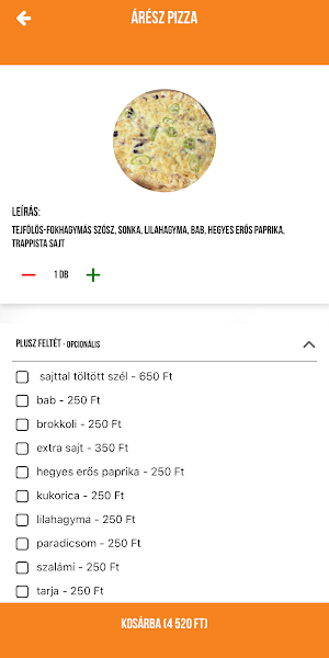 Morris Pizza & Sajt Screenshot 2