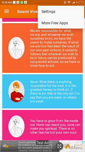Swami Vivekananda Quotes Screenshot 2
