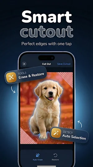 Cut Paste Photo Editor: Eraser Screenshot 2