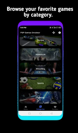 PSP Games Emulator & Library Screenshot 1