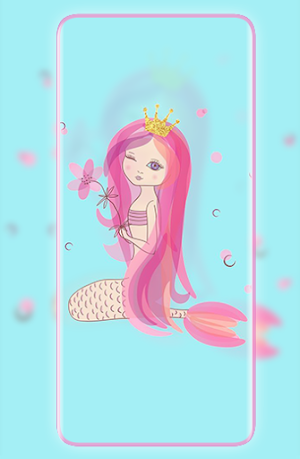 cute mermaid wallpaper Screenshot 1