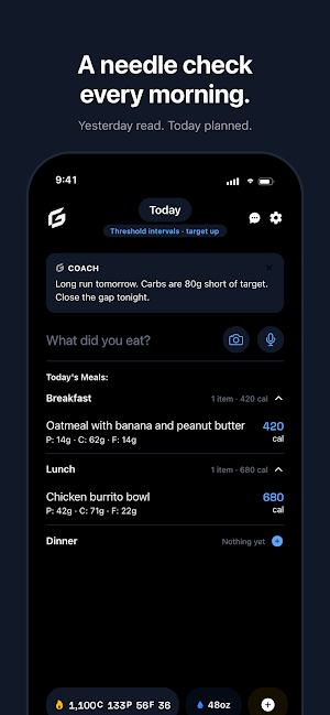Gauge: AI Sport Fueling Screenshot 1