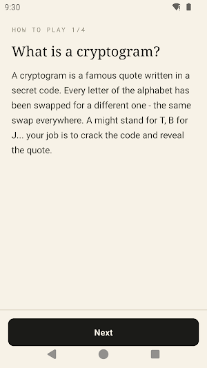 Cryptogram Quotes Screenshot 3