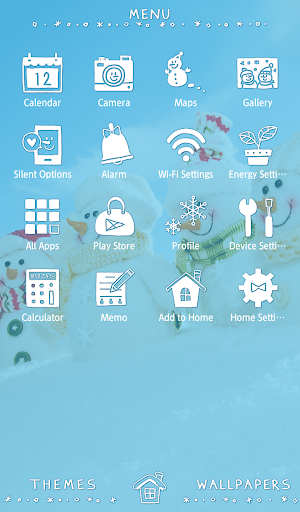 Cute Wallpaper Snowman Friends Theme Screenshot 1