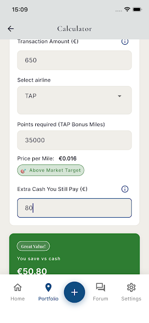 Pointfolio: Miles & Points Screenshot 3
