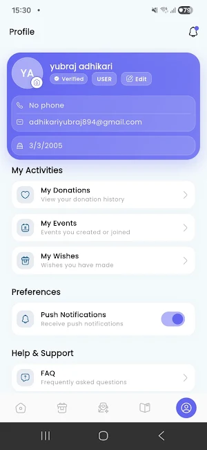 SewaFund Screenshot 3