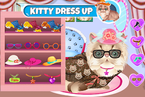 Cute Kittens Hairstyles Games Screenshot 1