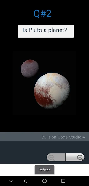 Space Quiz Screenshot 0