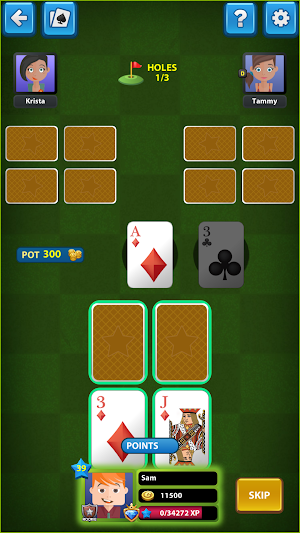 Golf Card Game: Relax and play Screenshot 1