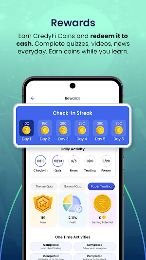 CredyFi - Earn when you Learn Screenshot 1