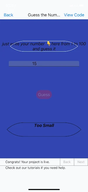 Guess the Number Screenshot 2