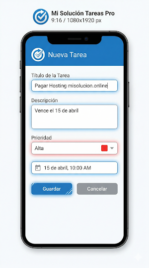 Mi Solución Tareas Pro Screenshot 0