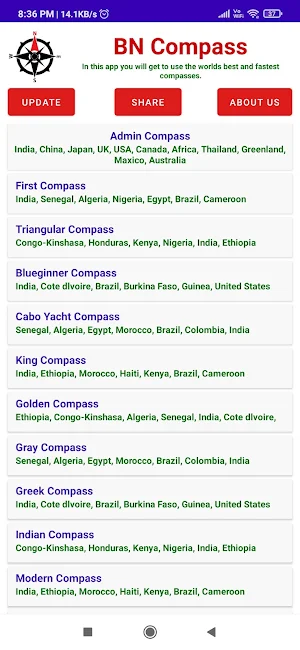 BN Compass Screenshot 0