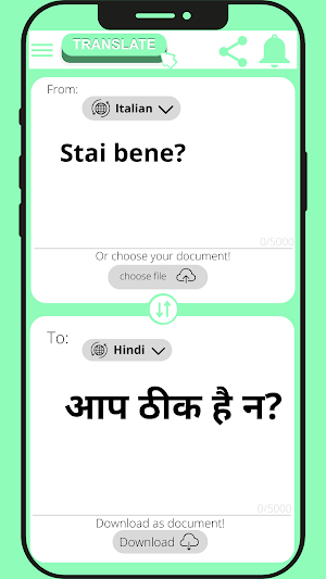 Hindi - Italian Translator Screenshot 3