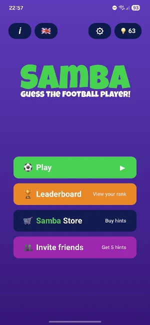 Samba - Guess the Footballer! Screenshot 0