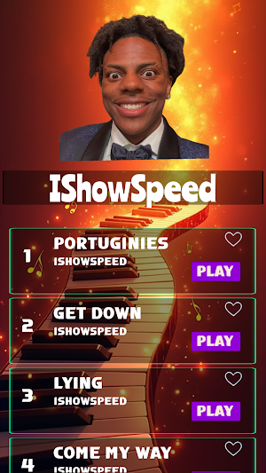 Piano Music IShowSpeed Game Screenshot 0