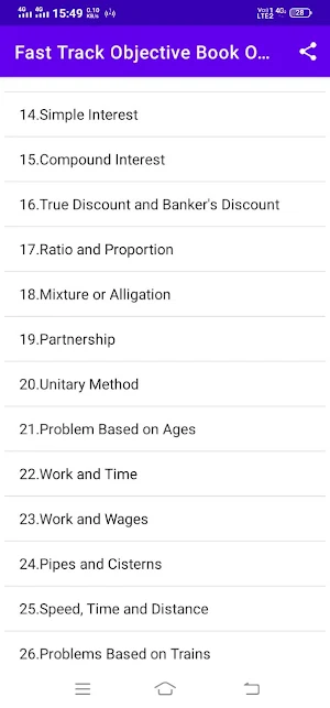 Fast Track Mathematics Book Screenshot 1